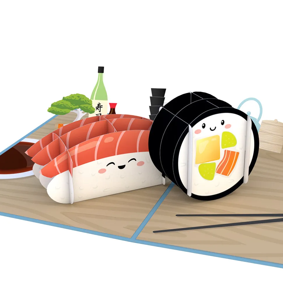 Lovepop Greeting Cards|Just Because|Sushi Pop-Up Card