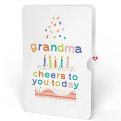 Lovepop Pop-Up Bouquets|Birthday|Sweet Birthday Wishes Bouquet and Sentiment Set for Grandma
