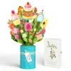 Lovepop Pop-Up Bouquets|Birthday|Sweet Birthday Wishes Bouquet and Sentiment Set for Sister