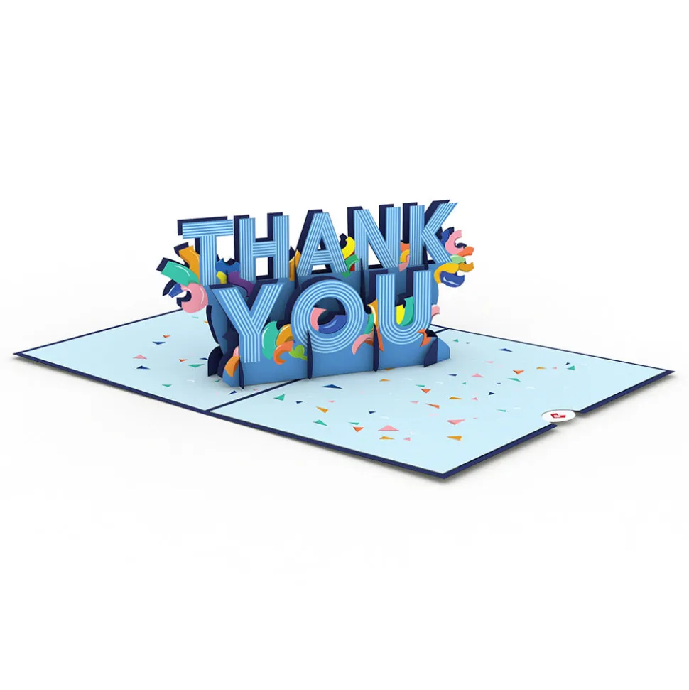 Lovepop Greeting Cards|Retirement|Thank You Confetti Pop-Up Card