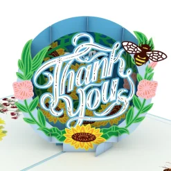 Lovepop Greeting Cards|Thank You|Thank You Floral Pop-Up Card