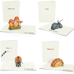 Lovepop Notecards|Thank You|Thank You Whimsical Notecards (Assorted 4-Pack)
