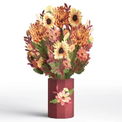 Lovepop Pop-Up Bouquets|Card & Gift Bundles|Thankful Suncatcher Card & Pop-Up Bouquet Bundle