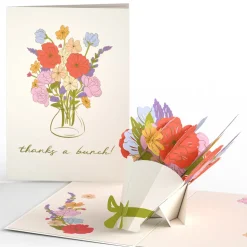 Lovepop Greeting Cards|Thank You|Thanks a Bunch Bouquet Pop-Up Card