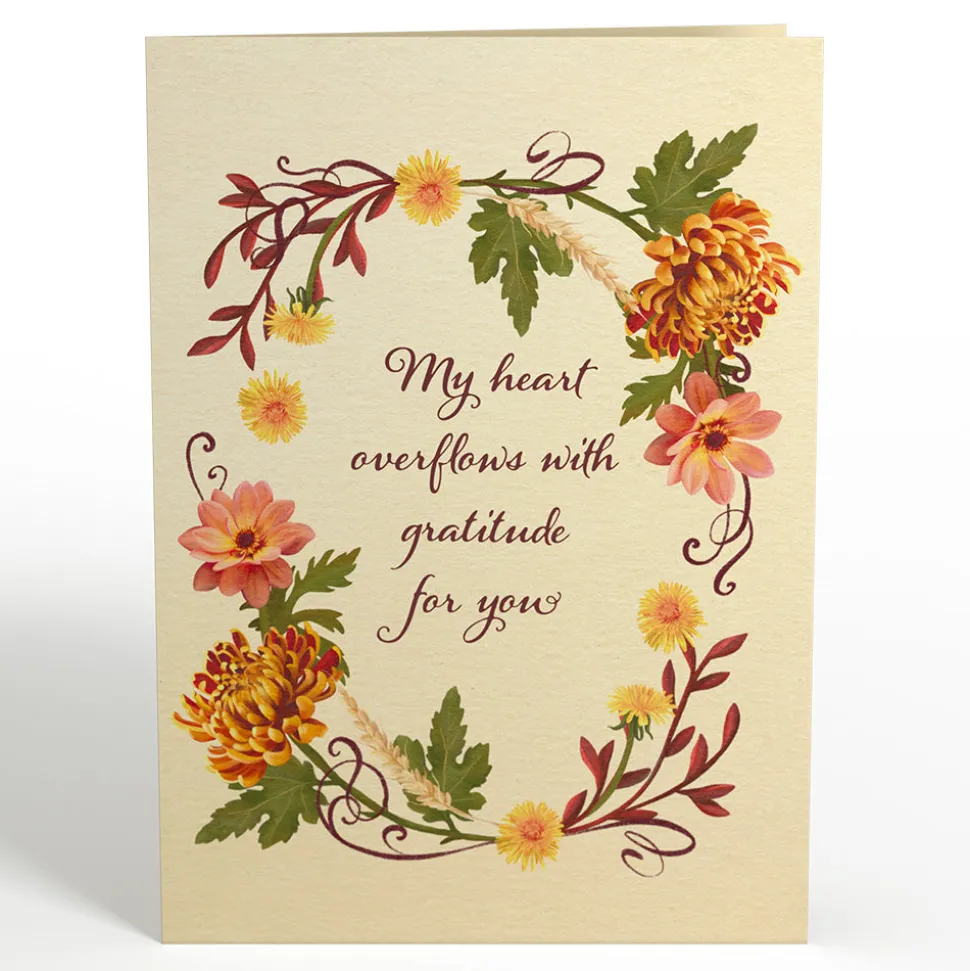 Lovepop Greeting Cards|Thanksgiving 11/27|Thanksgiving Gratitude Pop-Up Card