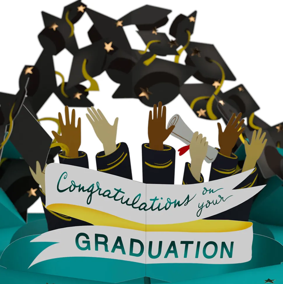 Lovepop Greeting Cards|Congratulations|The End is the Beginning Graduation Pop-Up Card