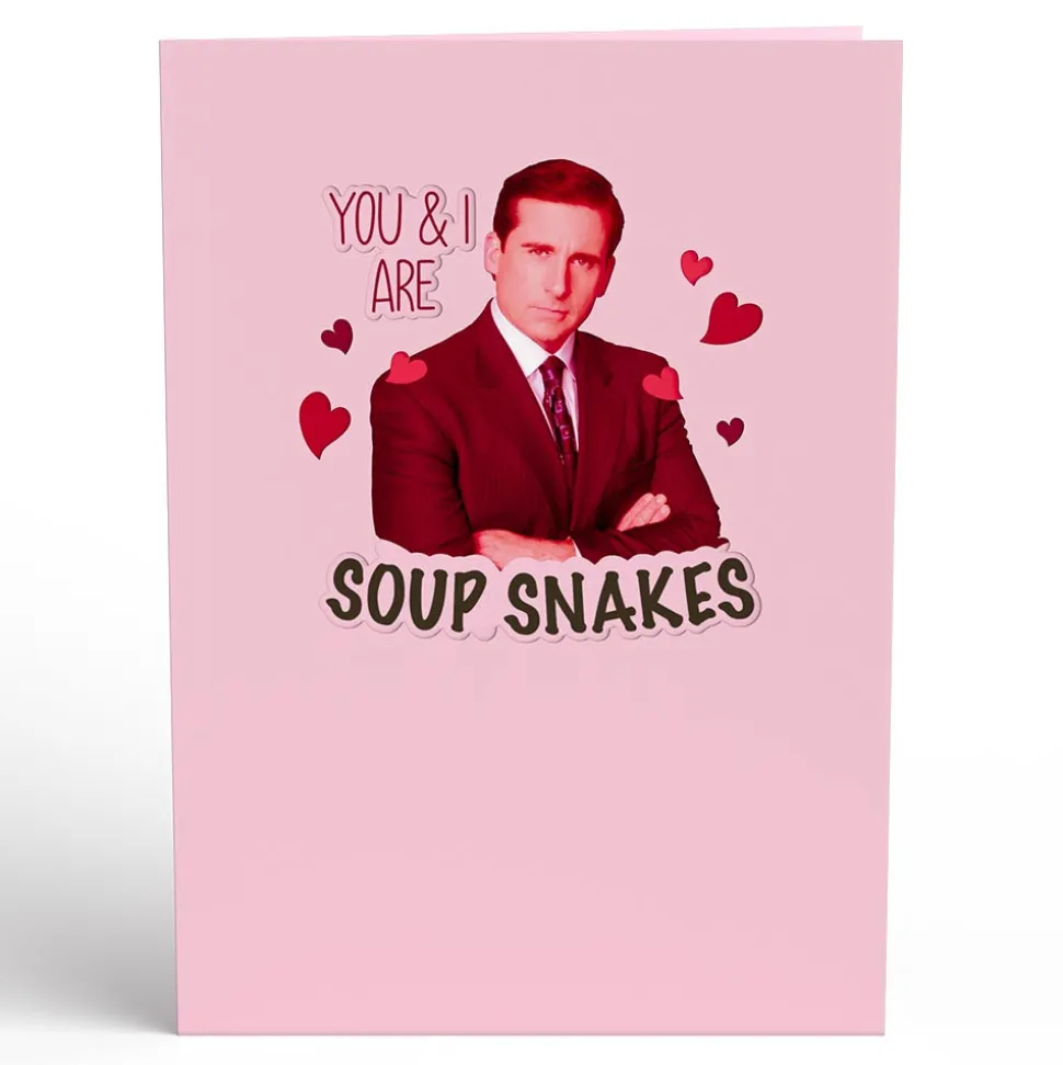 Lovepop Valentine'S Day 2/14|The Office|The Office Soup Snakes Pop-Up Card