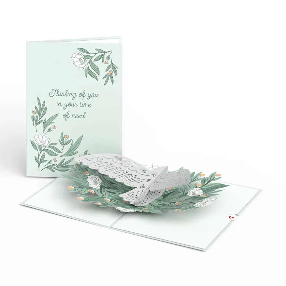 Lovepop Greeting Cards|Get Well|Thinking of You Dove Pop-Up Card