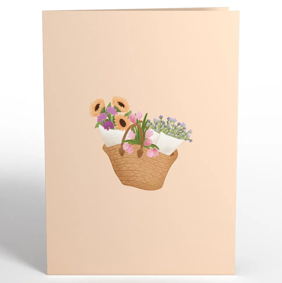 Lovepop Greeting Cards|Just Because|Thinking of You Flower Cart Pop-Up Card
