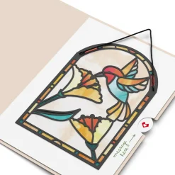 Lovepop Suncatcher Cards|Decor|Thinking of You Hummingbird Suncatcher Card