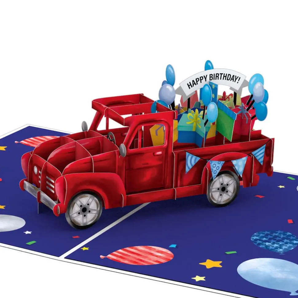 Kids Lovepop Greeting Cards|Birthday|Truckloads of Birthday Wishes Pop-Up Card