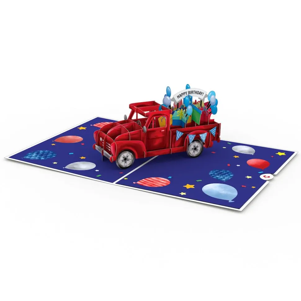 Kids Lovepop Greeting Cards|Birthday|Truckloads of Birthday Wishes Pop-Up Card