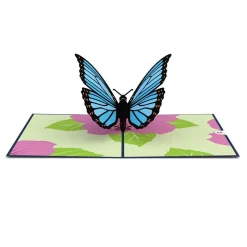 Lovepop Pop-Up Bouquets|Card & Gift Bundles|Tulip & Blue Morpho Butterfly Bundle