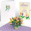 Lovepop Birthday|Tulips Birthday Pop-Up Card and Sentiment Set for Sister