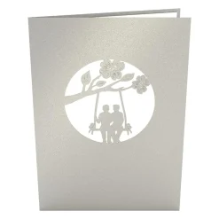 Lovepop Valentine'S Day 2/14|Him|Two Guys on a Swing Pop-Up Card