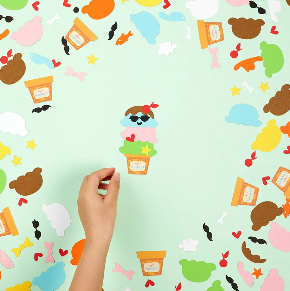 Kids Lovepop Valentine'S Day 2/14|Kids|Valentine's Day Craft Kit Make-Your-Own Ice Cream Cones
