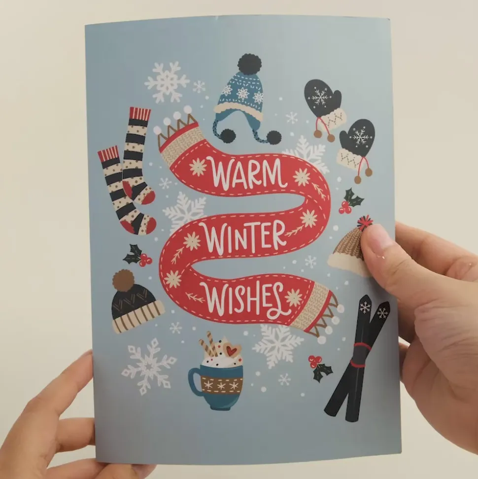 Kids Lovepop Plushpop|Christmas 12/25|Warm Winter Wishes' Holiday Penguin Plushpop Card