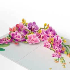 Lovepop Birthday|Watercolor Orchid Birthday Pop-Up Card and Sentiment Set for Sister