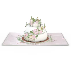 Lovepop Greeting Cards|Congratulations|Wedding Cake Pop-Up Card