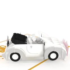 Lovepop Greeting Cards|Wedding|Wedding Car Grooms Pop-Up Card