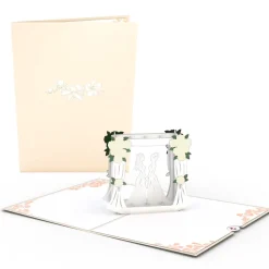 Lovepop Wedding|Lgbtq+|Wedding Couple Same Sex Female Pop-Up Card