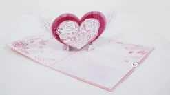 Lovepop Greeting Cards|Anniversary|Winged Heart Pop-Up Card