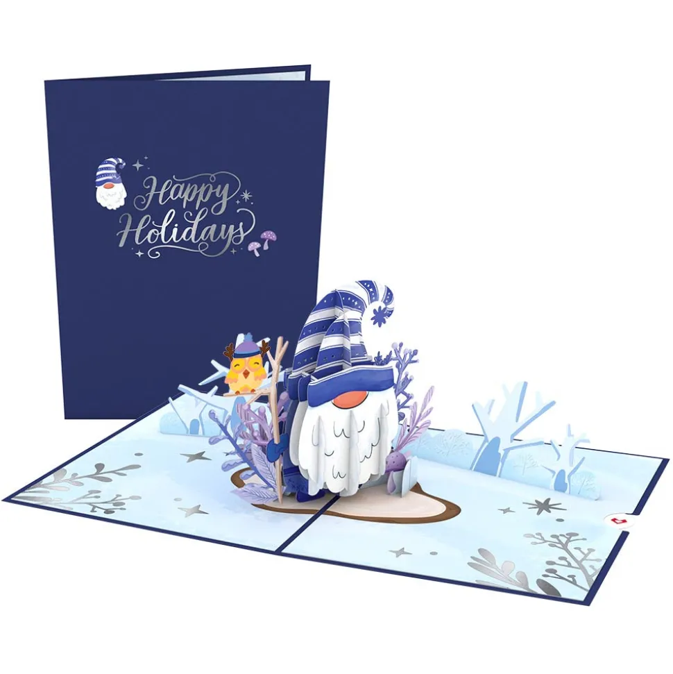 Lovepop Pop-Up Bouquets|Card & Gift Bundles|Winter Holiday Gnome Bundle