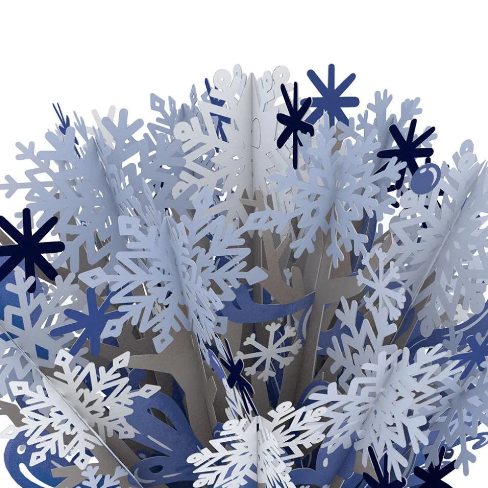 Lovepop Pop-Up Bouquets|Card & Gift Bundles|Winter Wishes Blue Jay Bundle