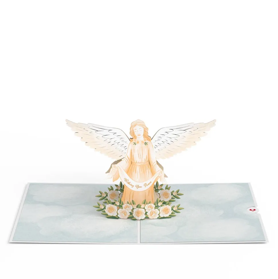 Lovepop Greeting Cards|Religious|Wishing You Peace Sympathy Pop-Up Card