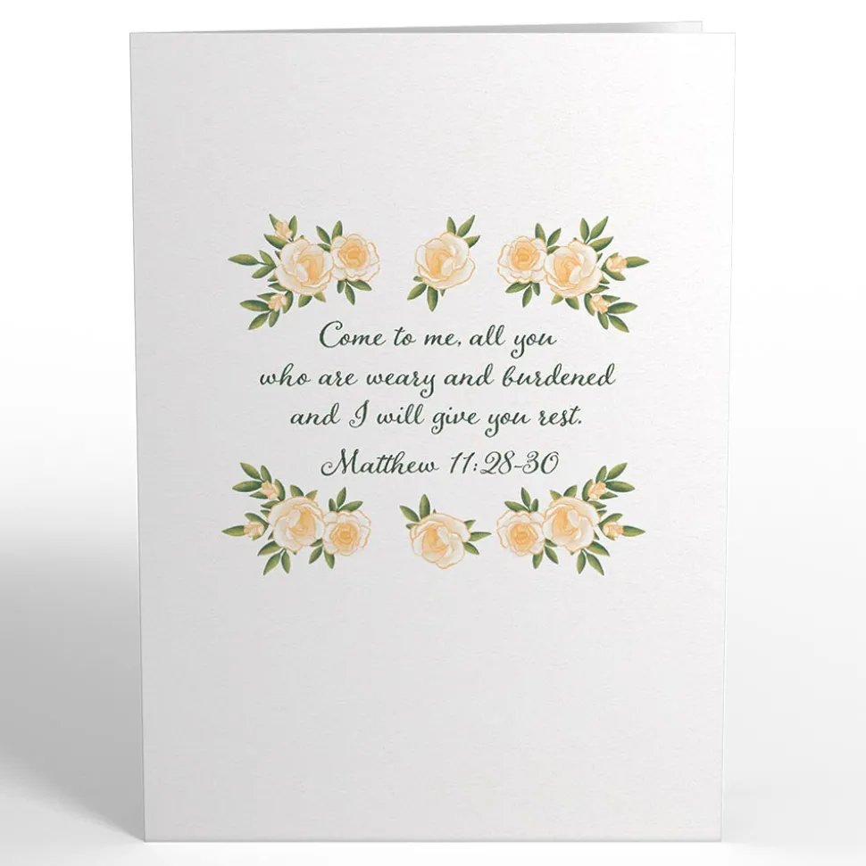 Lovepop Greeting Cards|Religious|Wishing You Peace Sympathy Pop-Up Card