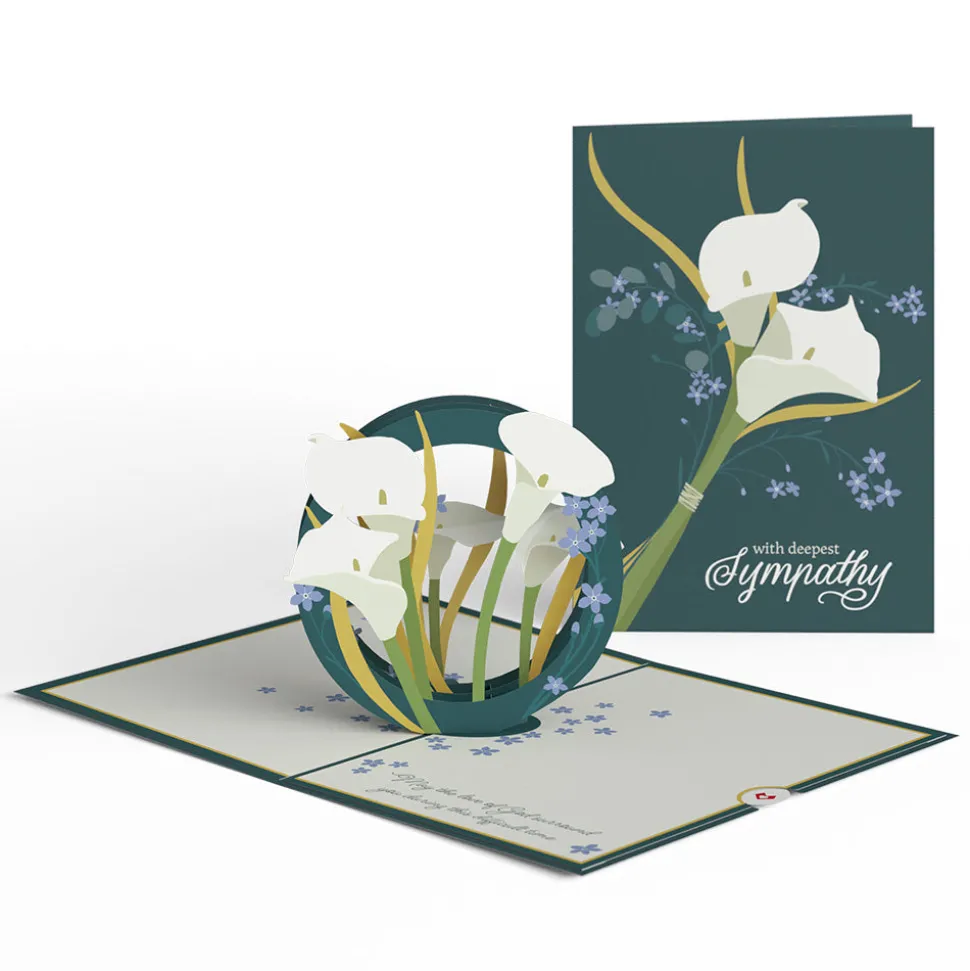 Lovepop Greeting Cards|Religious|With Deepest Sympathy Pop-Up Card