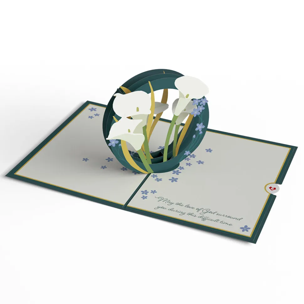 Lovepop Greeting Cards|Religious|With Deepest Sympathy Pop-Up Card