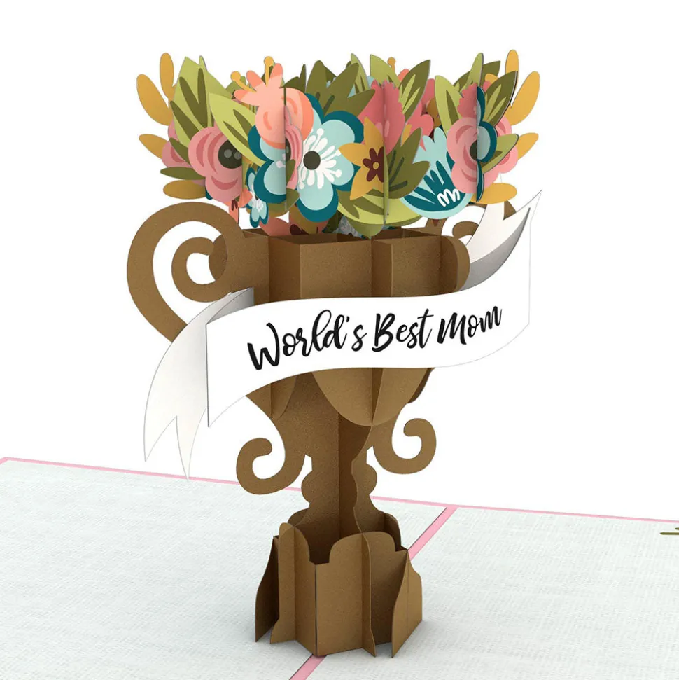 Women Lovepop Greeting Cards|International Women'S Day 3/8|World's Best Mom Pop-Up Card