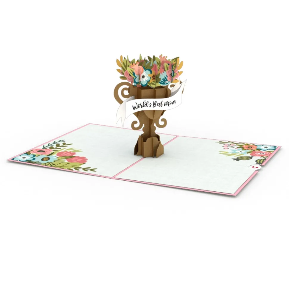 Women Lovepop Greeting Cards|International Women'S Day 3/8|World's Best Mom Pop-Up Card