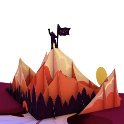 Kids Lovepop Congratulations|Graduation|You Did It Mountains Pop-Up Card
