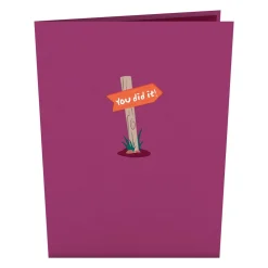 Kids Lovepop Congratulations|Graduation|You Did It Mountains Pop-Up Card
