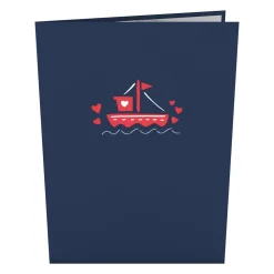 Lovepop Greeting Cards|Anniversary|You Float My Boat Pop-Up Card