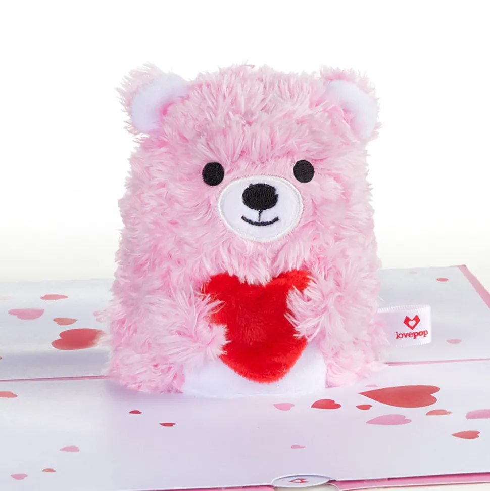 Lovepop Plushpop|Anniversary|You Make Me Beary Happy' Plushpop Card