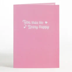 Lovepop Plushpop|Anniversary|You Make Me Beary Happy' Plushpop Card