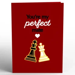 Lovepop Valentine'S Day 2/14|Her|You're My Perfect Mate Cute Valentine's Day Pop-Up Card