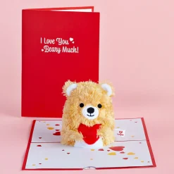 Kids Lovepop Plushpop|Anniversary|You're The Beary Best' Plushpop Card