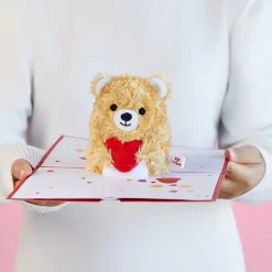 Kids Lovepop Plushpop|Anniversary|You're The Beary Best' Plushpop Card
