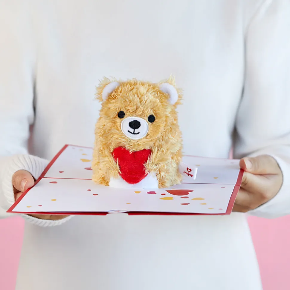 Kids Lovepop Plushpop|Anniversary|You're The Beary Best' Plushpop Card