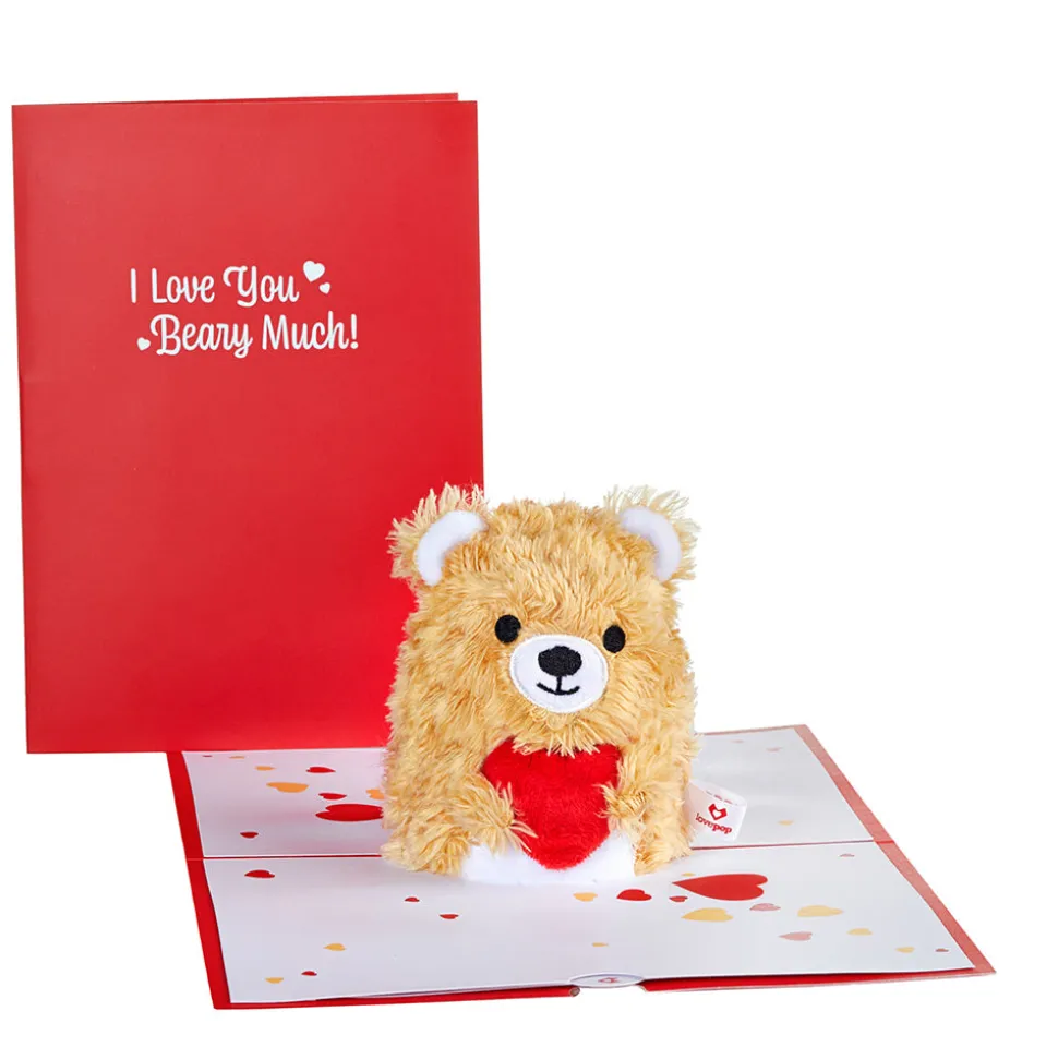 Kids Lovepop Plushpop|Anniversary|You're The Beary Best' Plushpop Card
