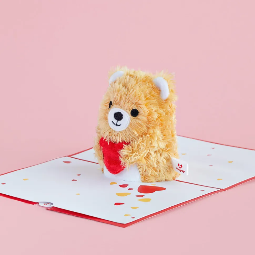 Kids Lovepop Plushpop|Anniversary|You're The Beary Best' Plushpop Card